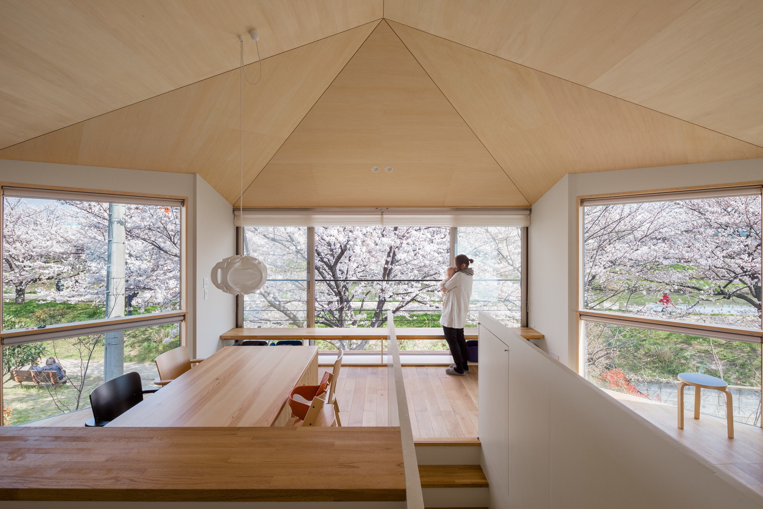 Houzz Япония: Праздник цветения сакуры или Дом со срезанными углами