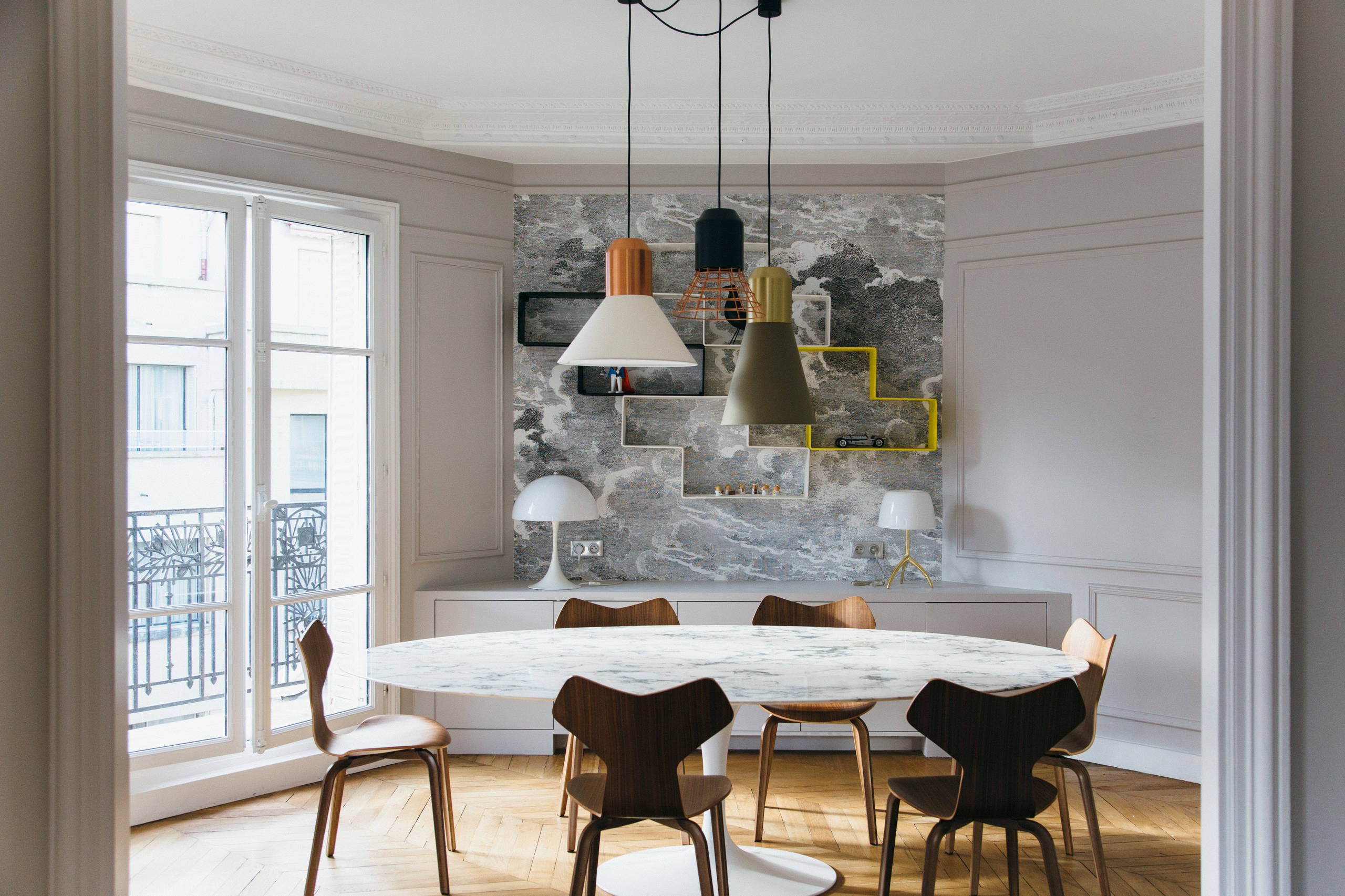 Houzz Франция: Плавные линии в семейном доме