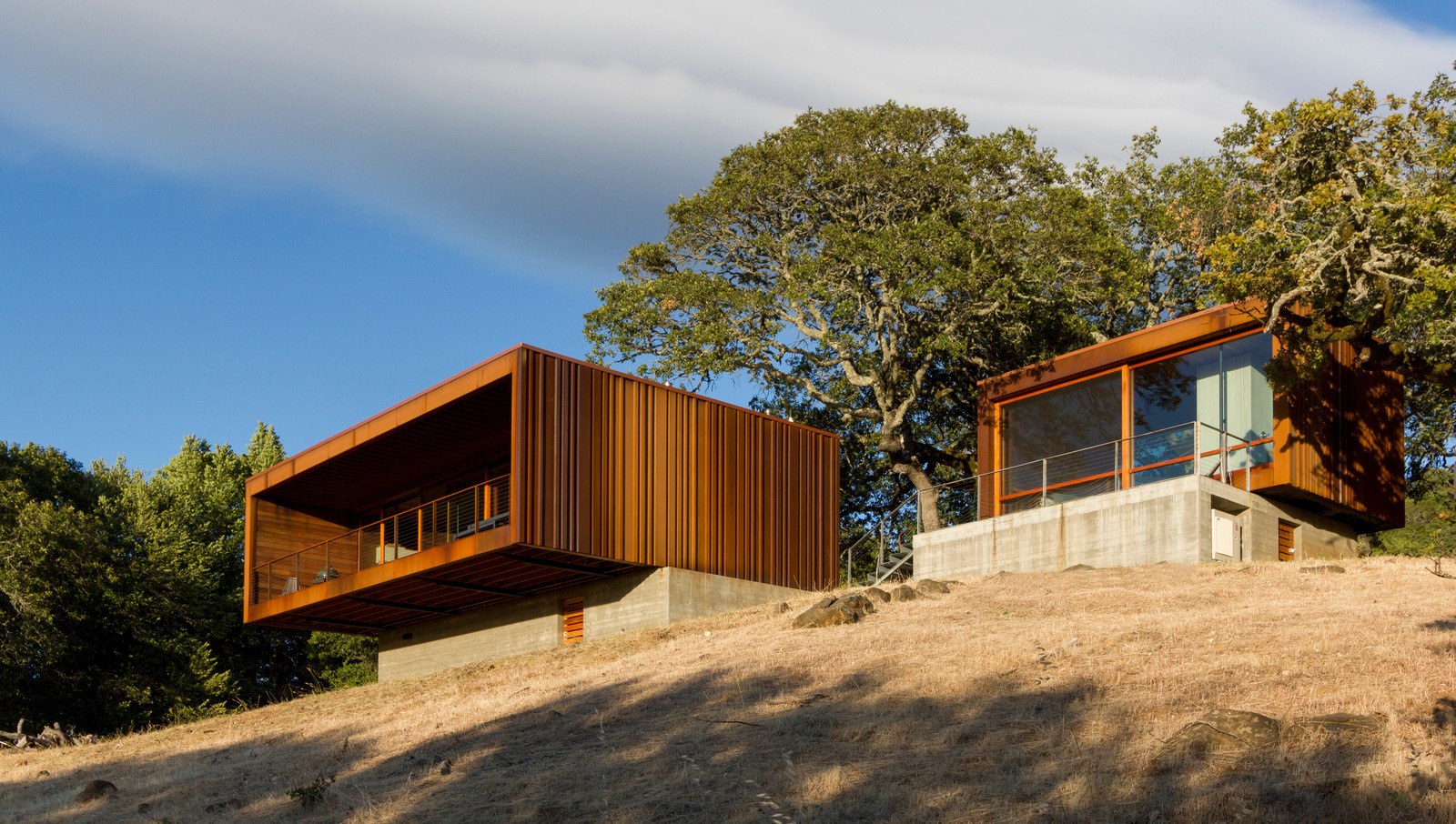 Houzz США: Модульный дом на одном из Калифорнийских холмов