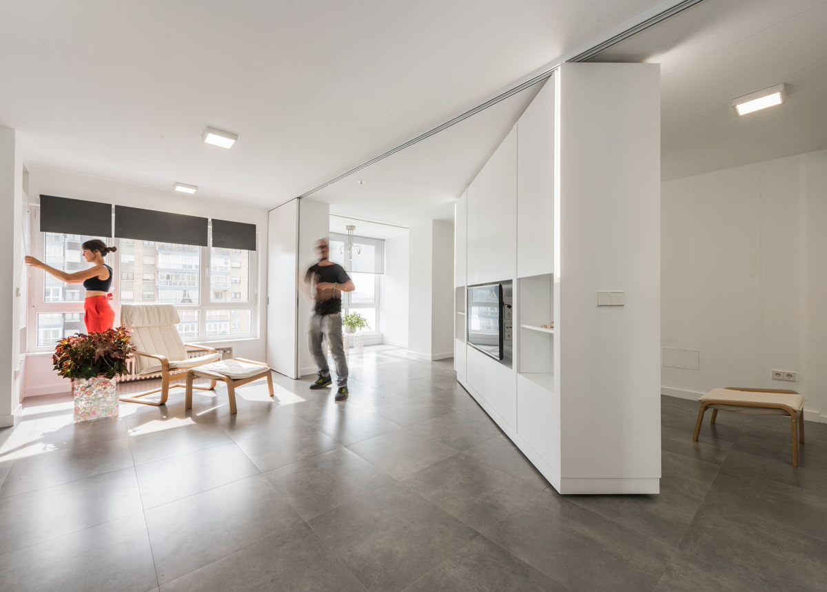 Houzz Испания: Лофт-хамелеон, который меняется легким движением руки