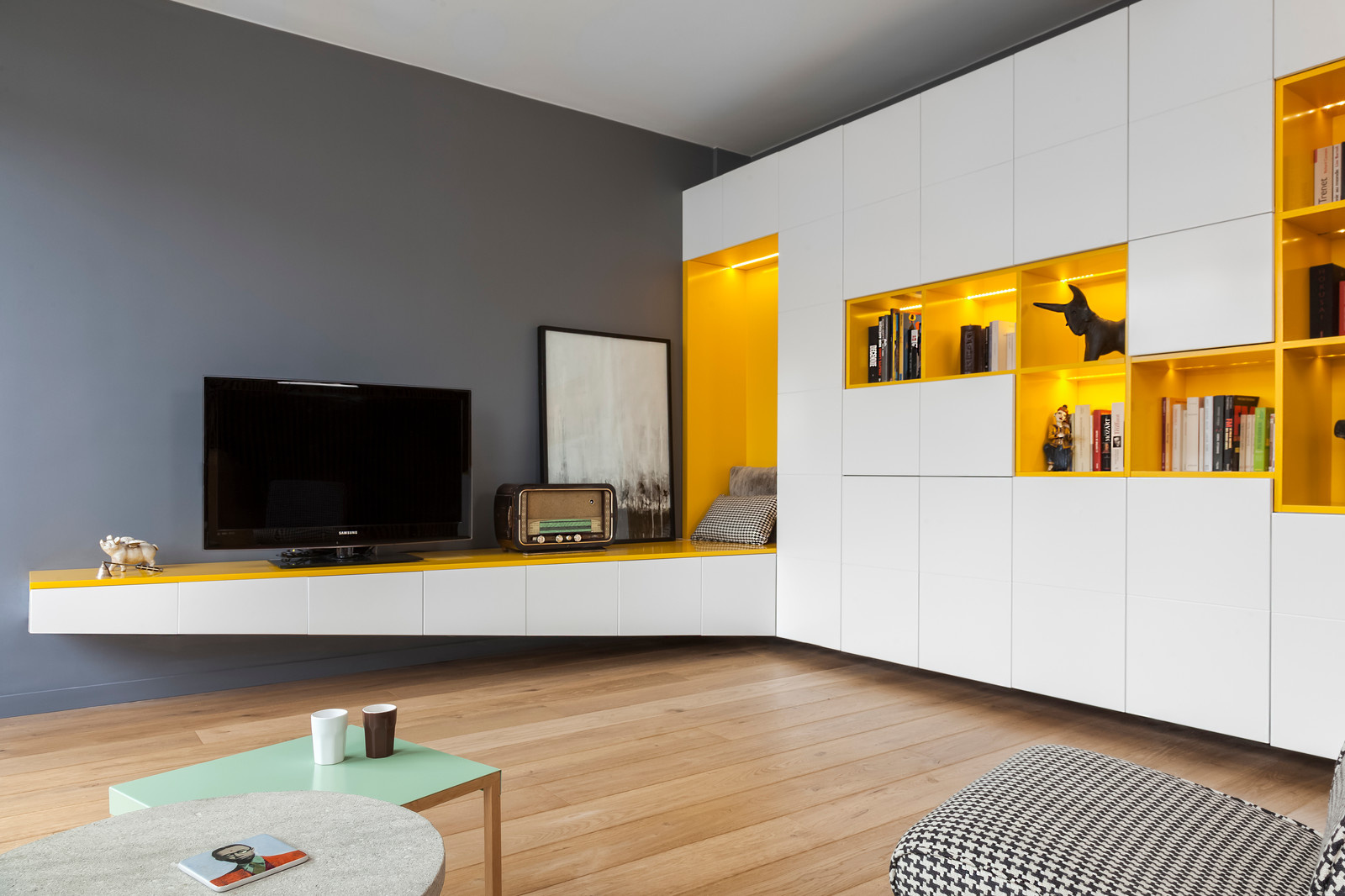 Houzz Франция:  Квартира с графичным характером для папы с сыном
