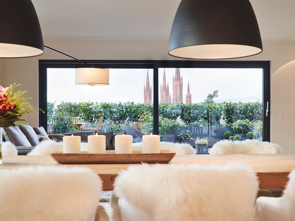 Houzz Германия: Пентхаус в новостройке для двоих