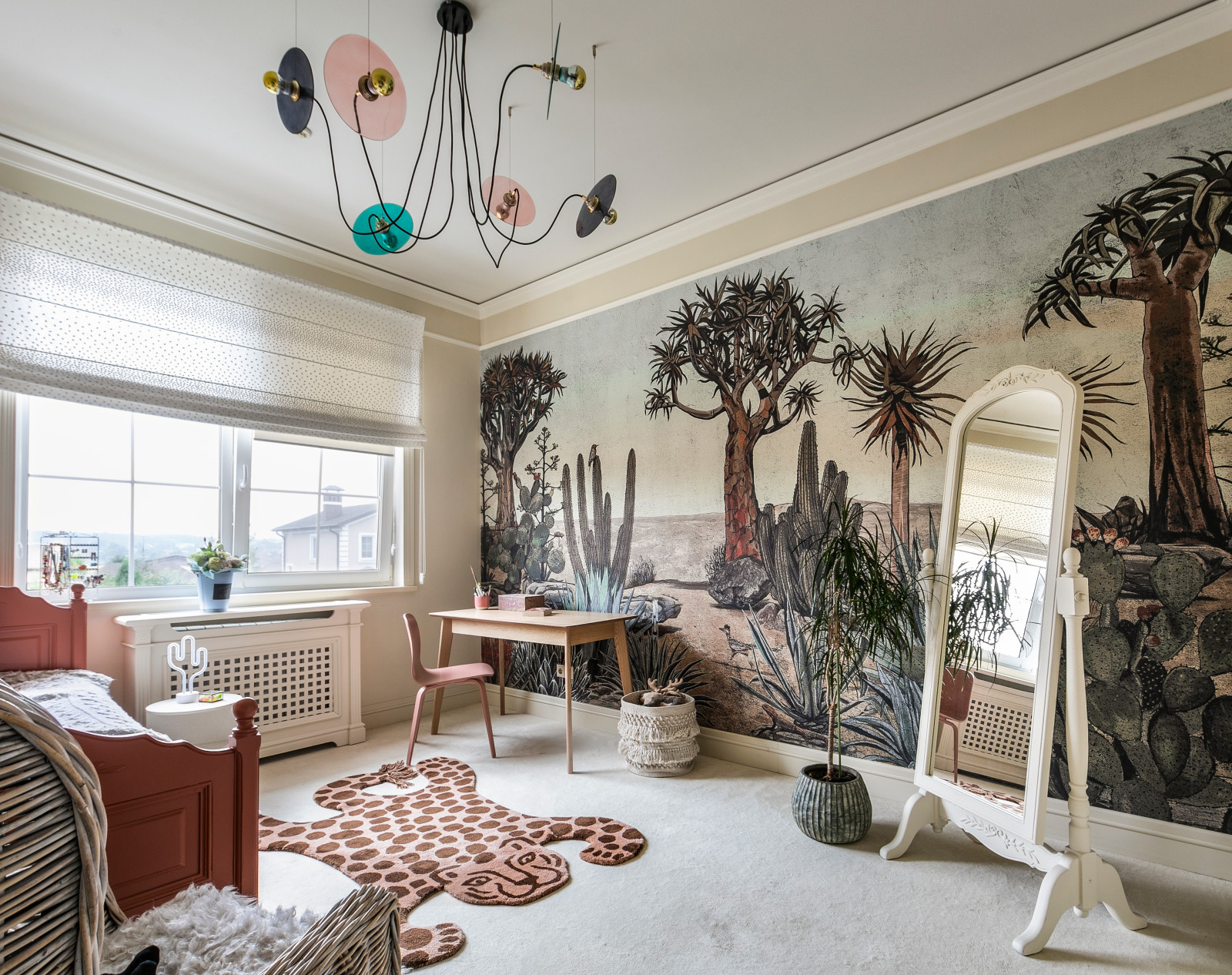 Проект недели: Детская с кактусами для девочки-подростка