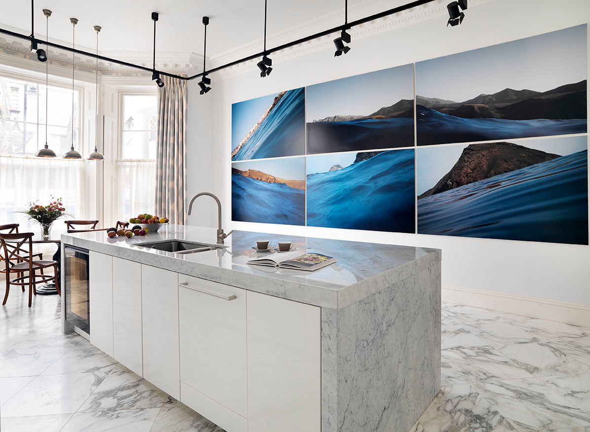 Houzz Британия: Две квартиры в старинном здании, объединенные в одну