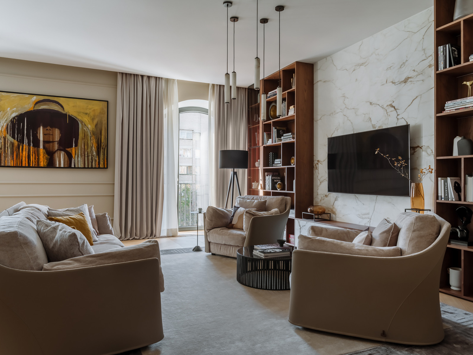 Обложка статьи: Houzz тур: Квартира на Плющихе в бывшем доходном доме