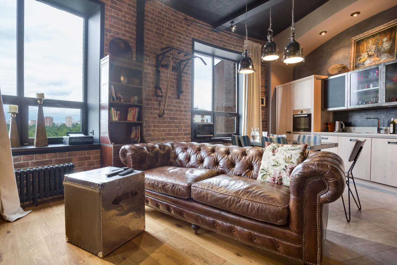 Houzz тур: Квартира мужчины, влюбленного в жизнь и лофт