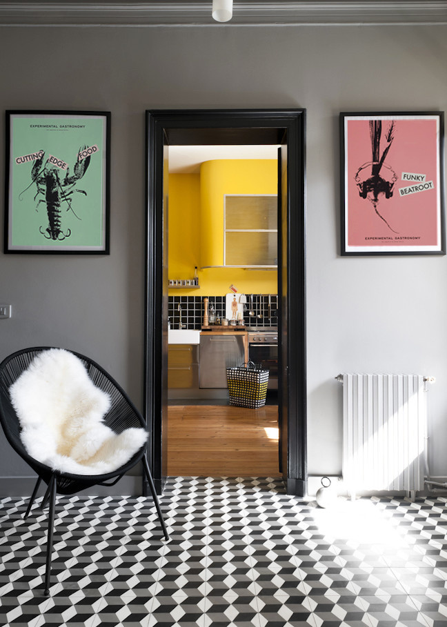 Houzz Франция: Яркий дом в стиле 1950-х