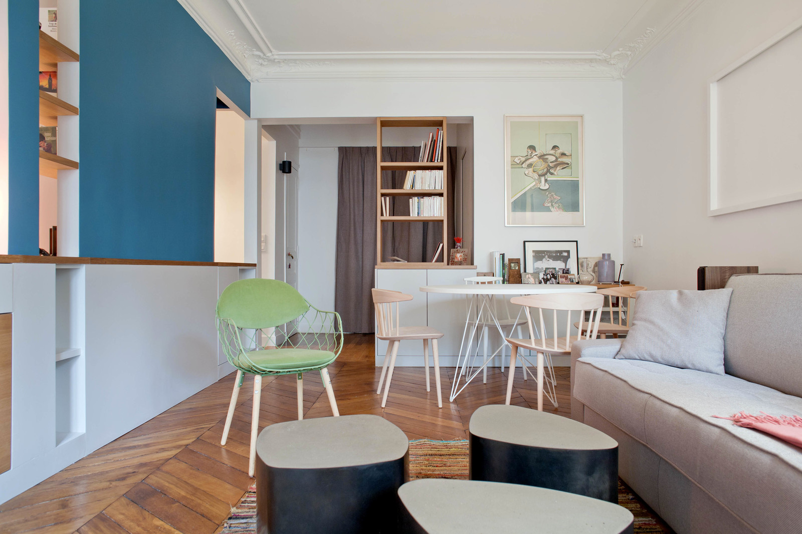 Houzz Франция: Чудесные метаморфозы квартиры с неудачной планировкой