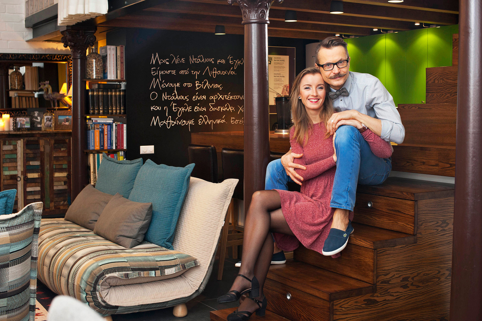 Houzz Литва: Лофт в Вильнюсе для ценителя Нью-Йорка и Крита