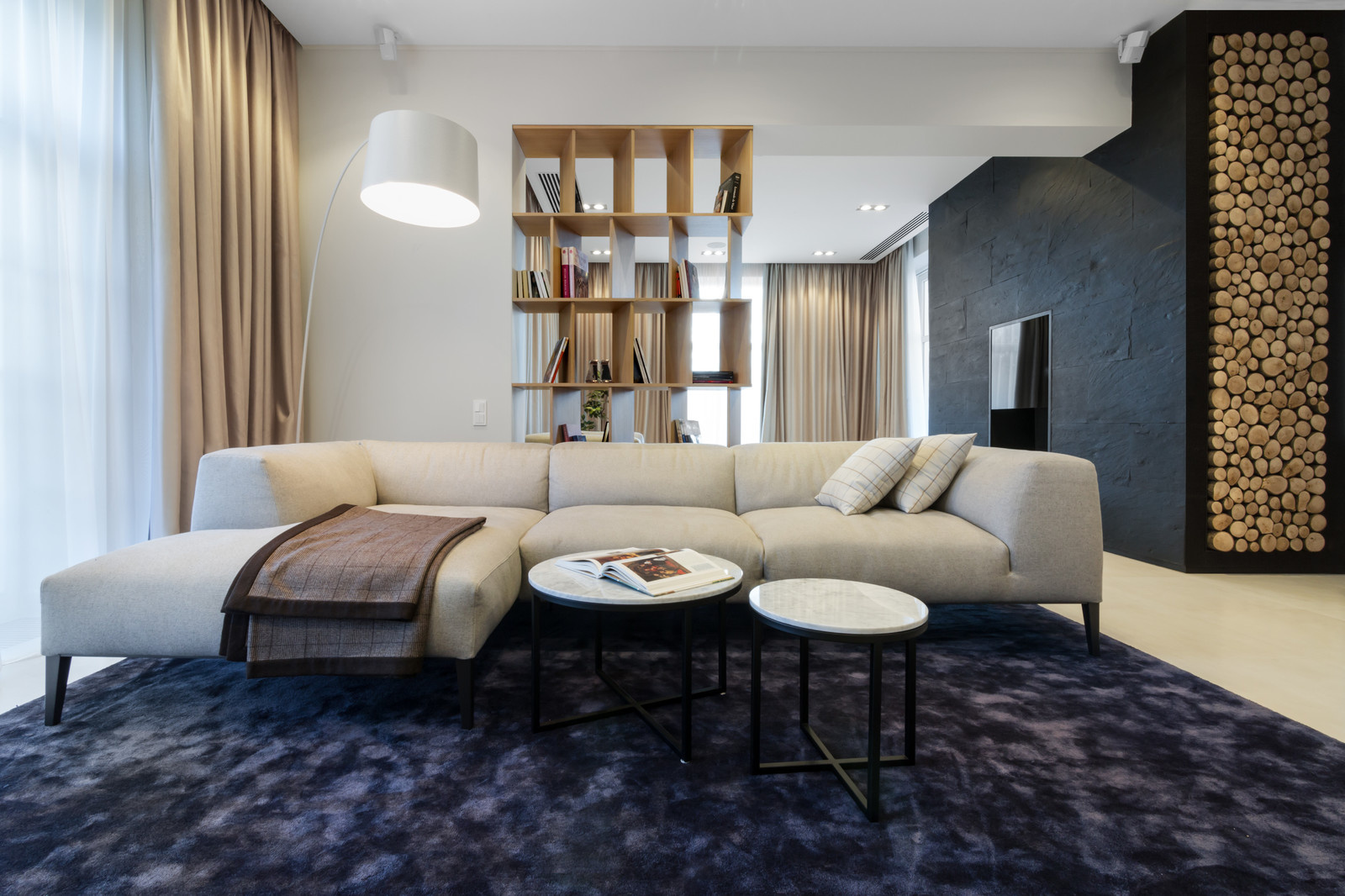 Houzz Украина: Гармония натуральных оттенков в доме на берегу Днепра
