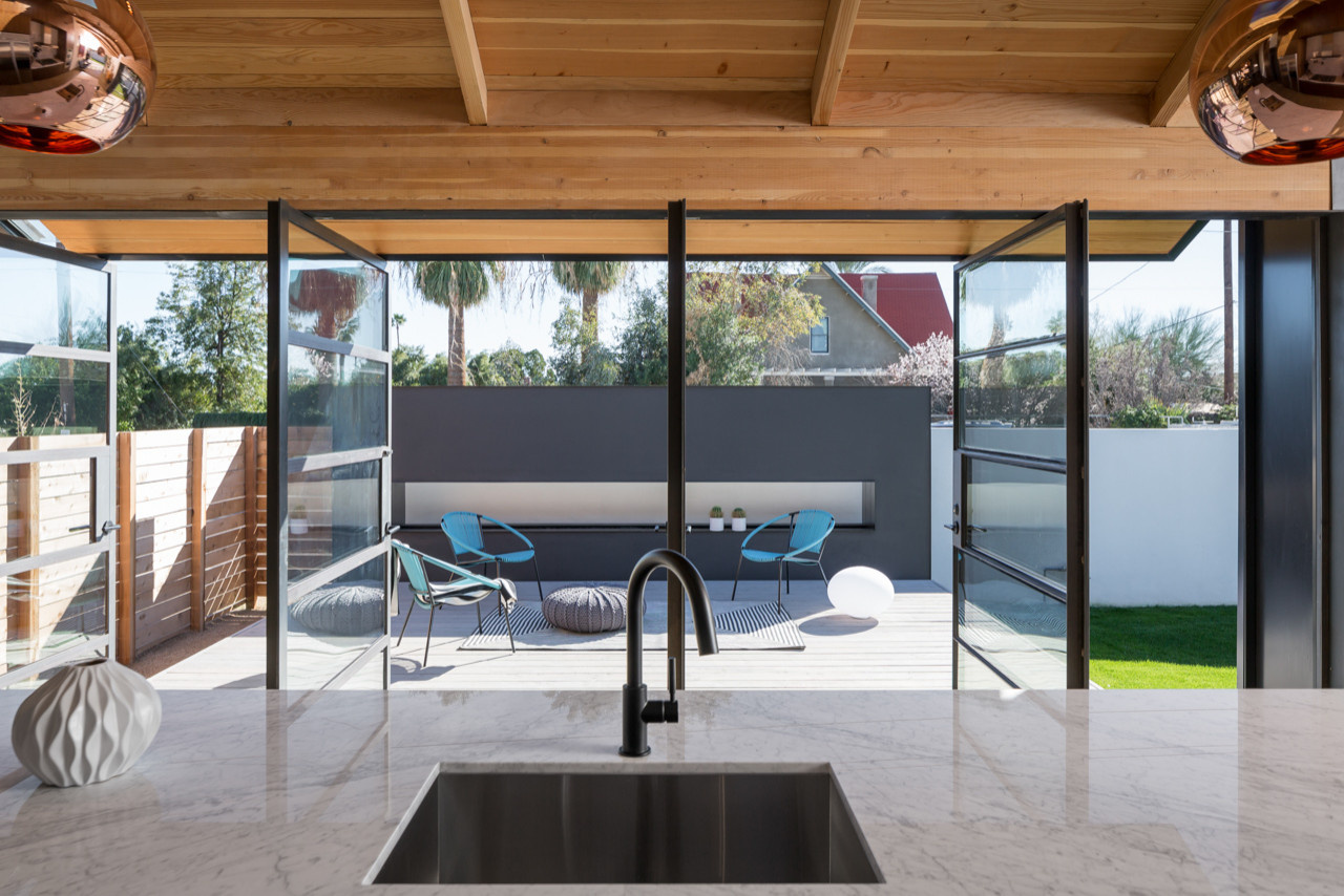 Houzz США: Дом с двумя лицами — старым и новым