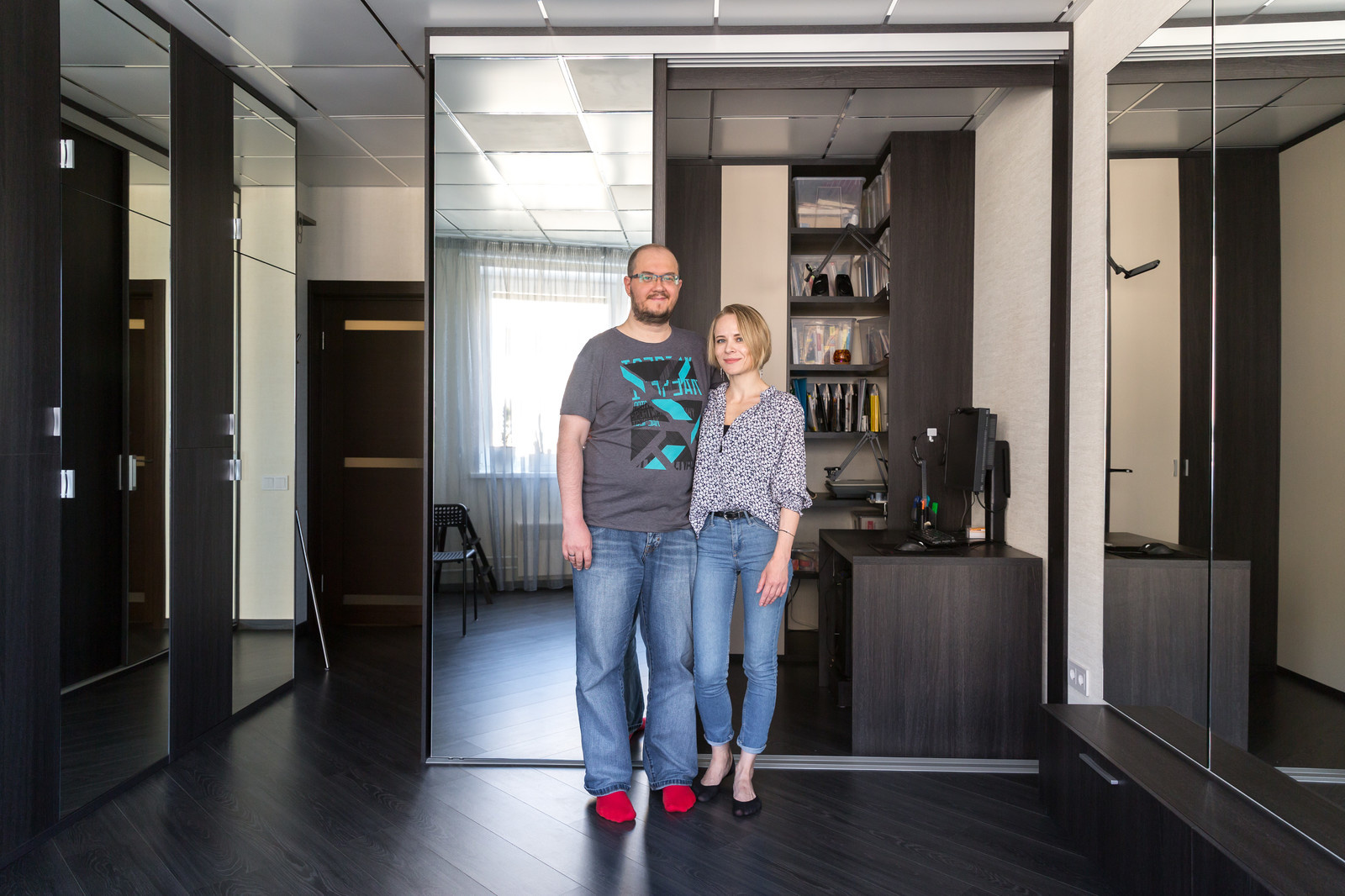 В гостях: Квартира 45 кв.м, где всё хитро прячется