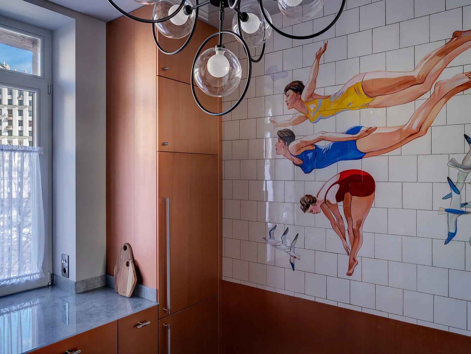 Проект недели: Кухня в высотке на Котельнической набережной