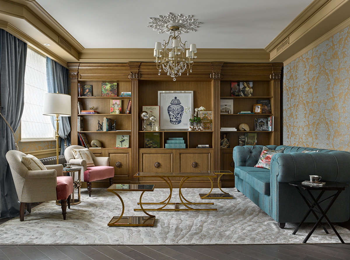 Houzz тур: Классика-софт в московском небоскребе