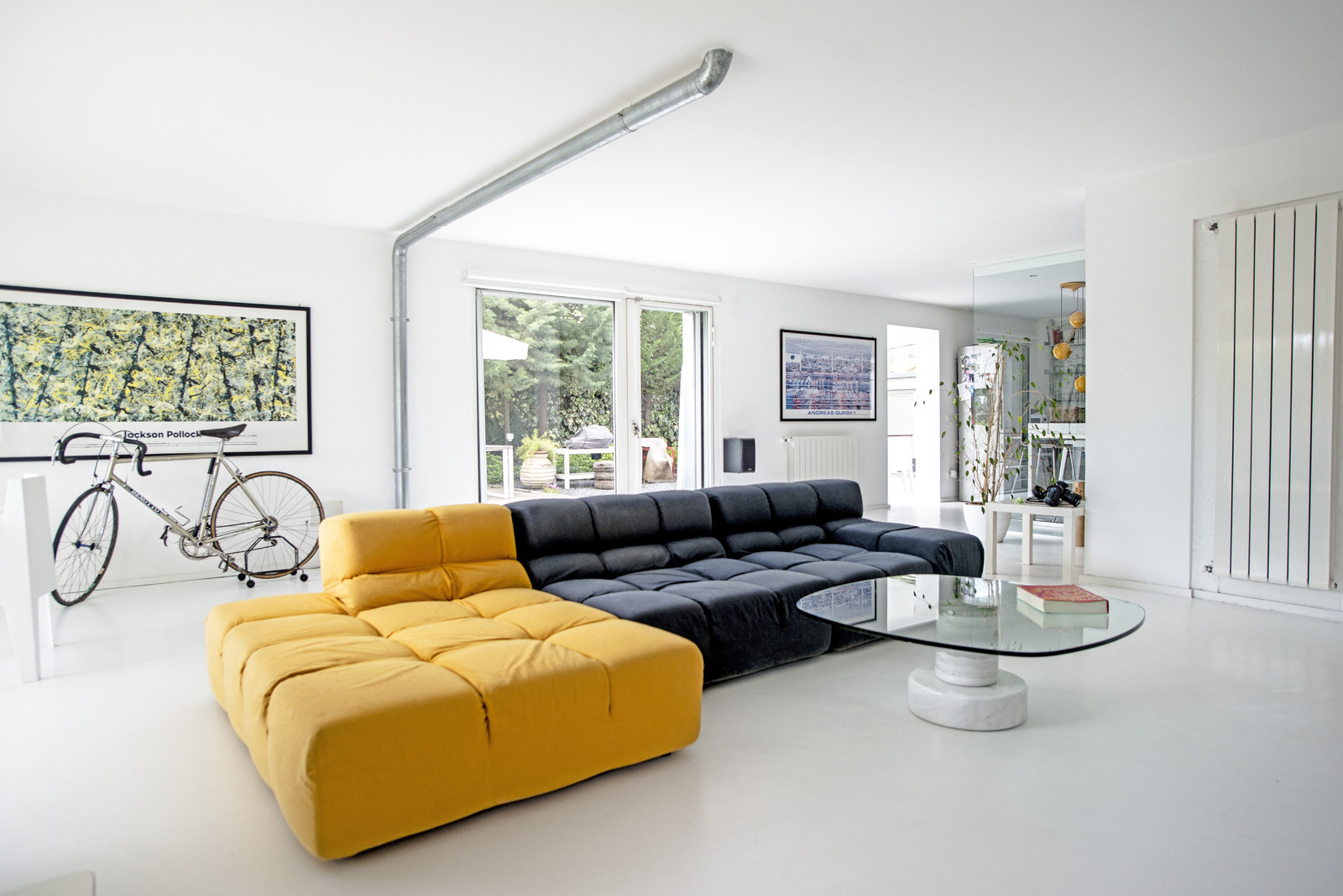 Houzz Италия: Гараж, переоборудованный в просторный дом