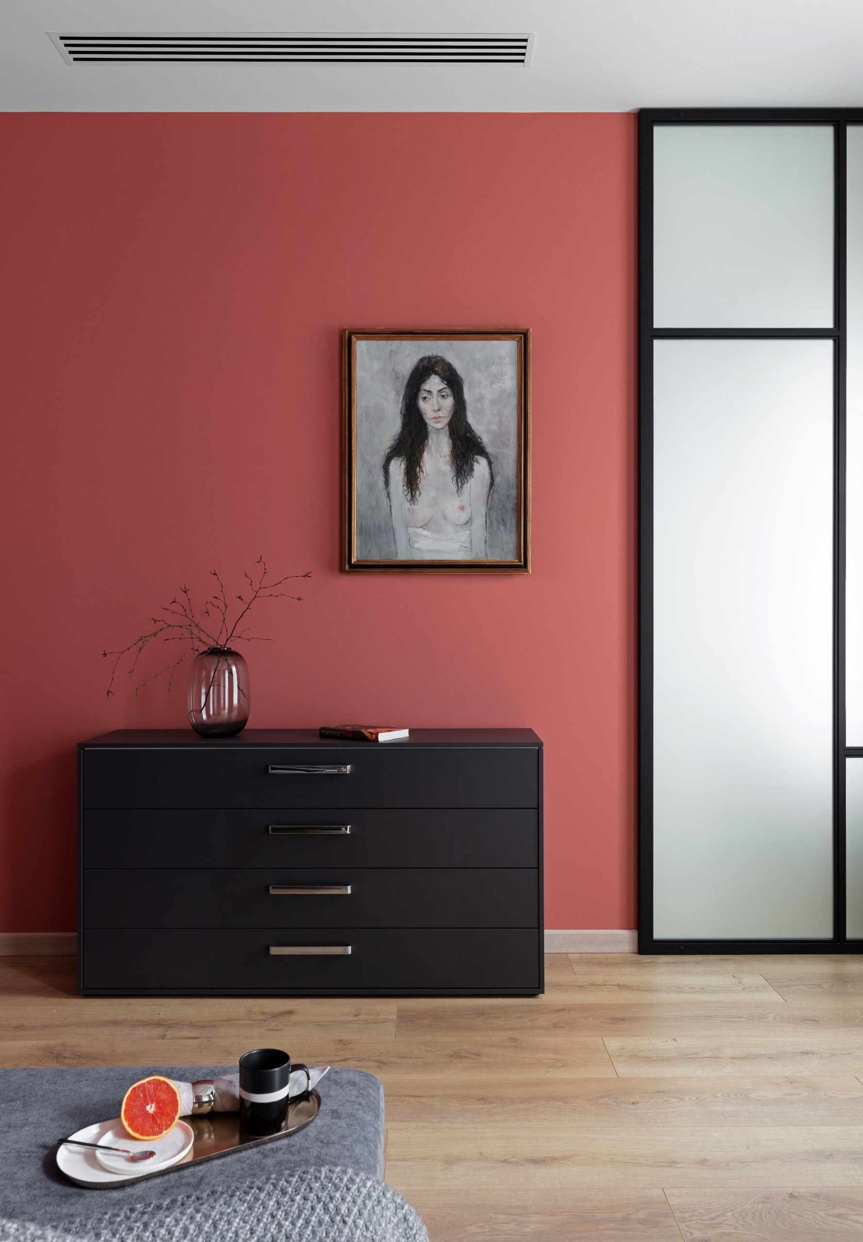 Houzz тур: Квартира с перегородкой в духе Мондриана