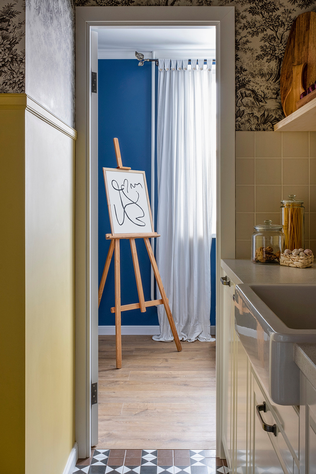 Houzz тур: 37 кв.м. — квартира с настроением писательской дачи