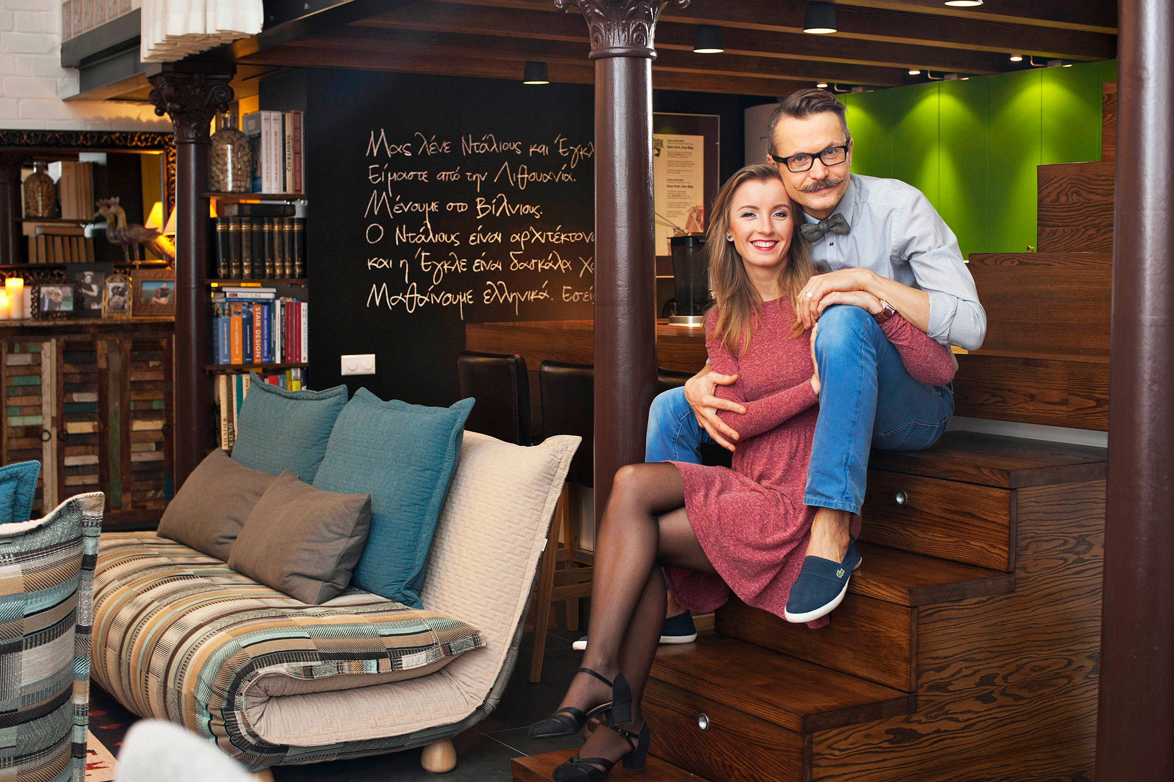 Houzz Литва: Лофт в Вильнюсе для ценителя Нью-Йорка и Крита