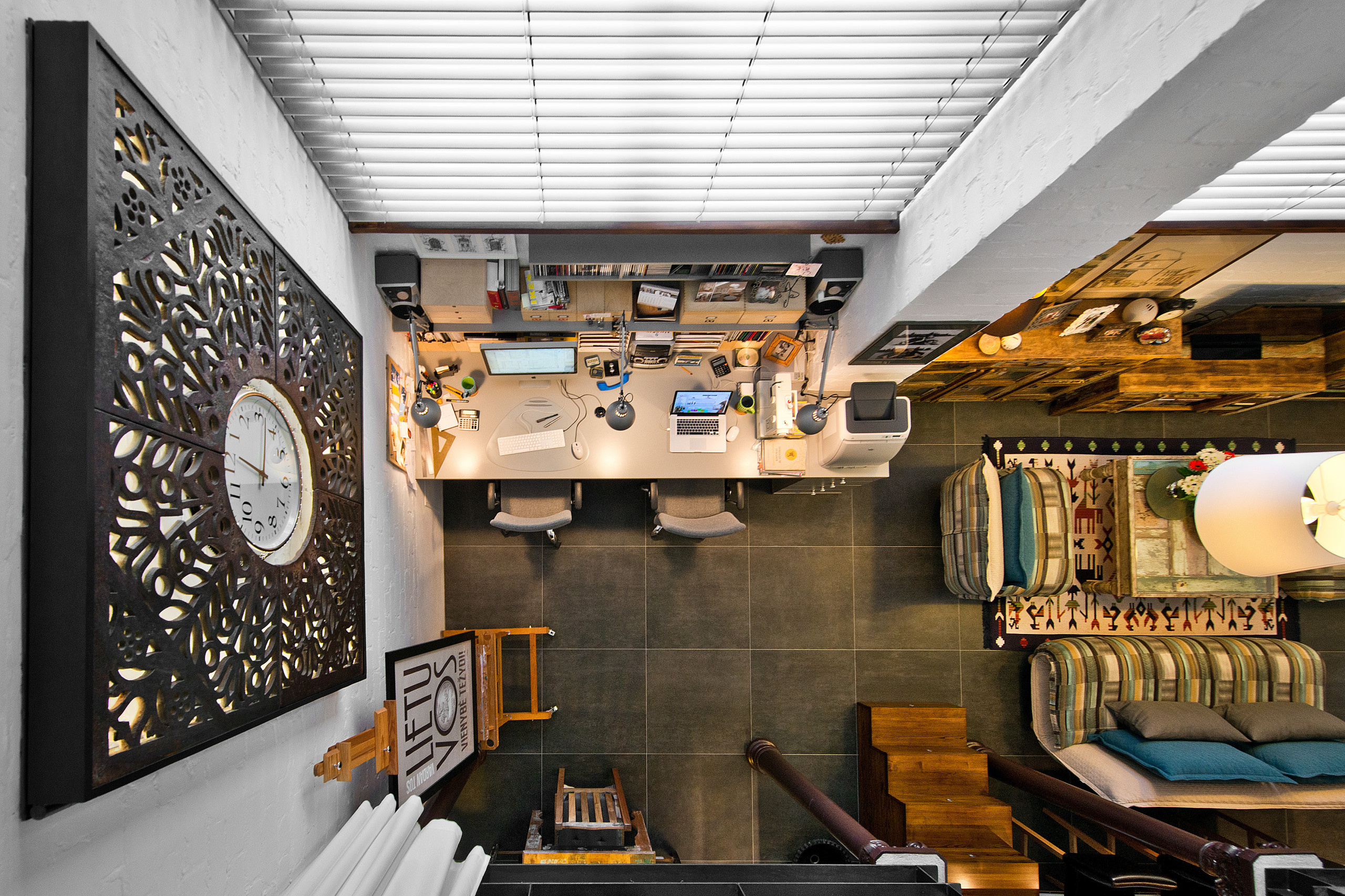 Houzz Литва: Лофт в Вильнюсе для ценителя Нью-Йорка и Крита