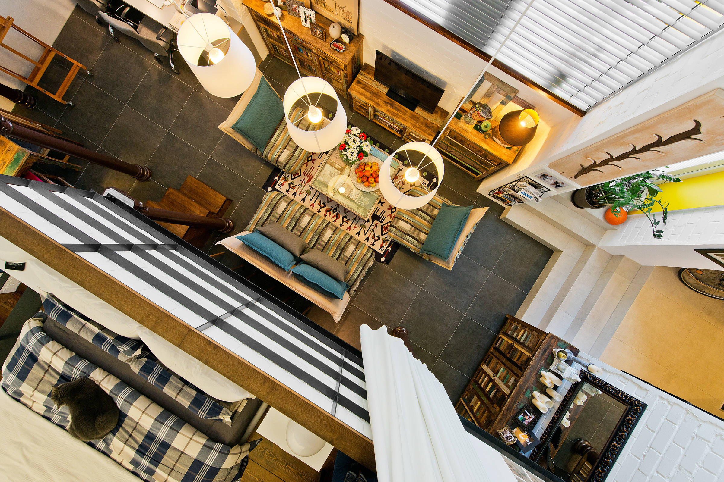 Houzz Литва: Лофт в Вильнюсе для ценителя Нью-Йорка и Крита