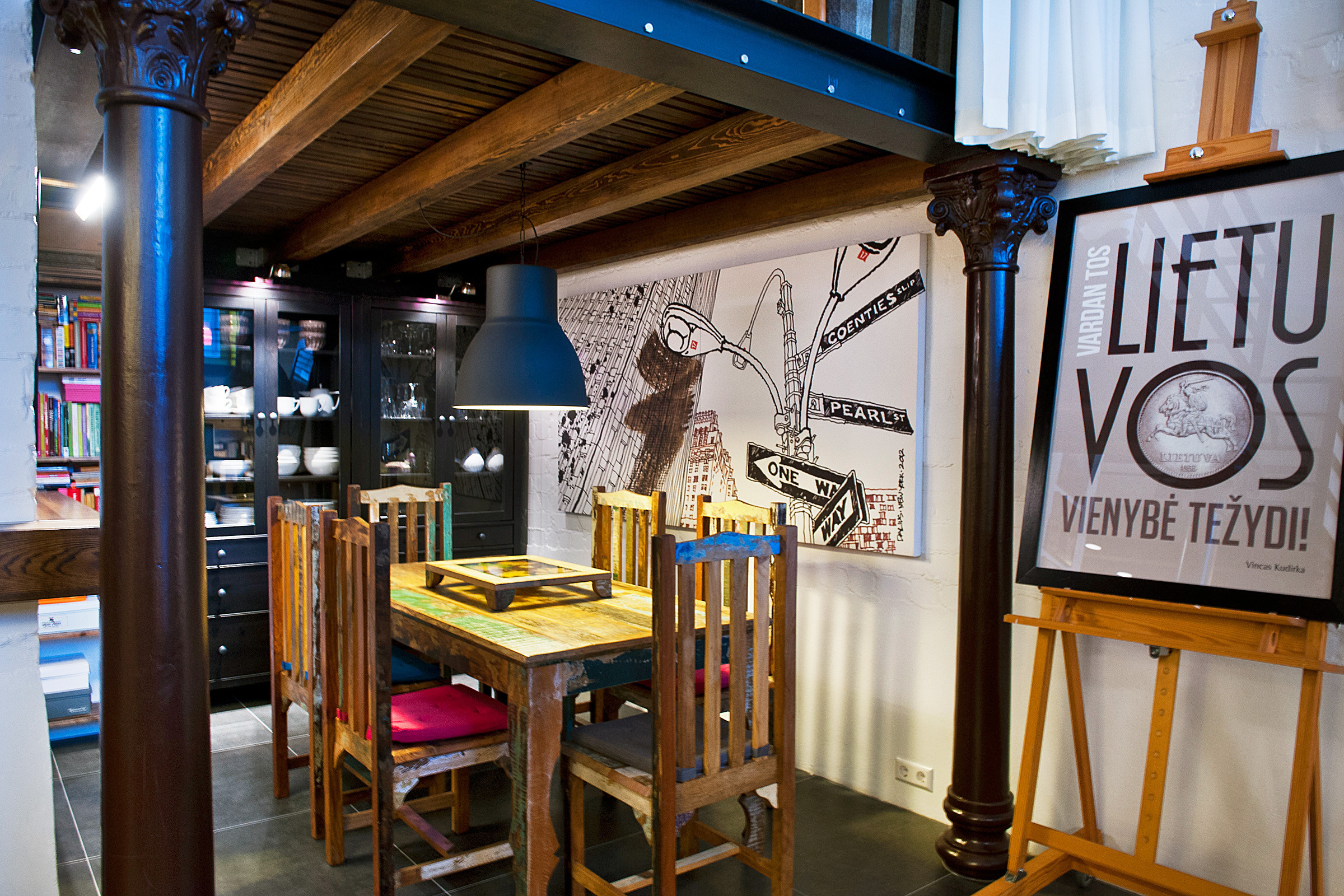 Houzz Литва: Лофт в Вильнюсе для ценителя Нью-Йорка и Крита