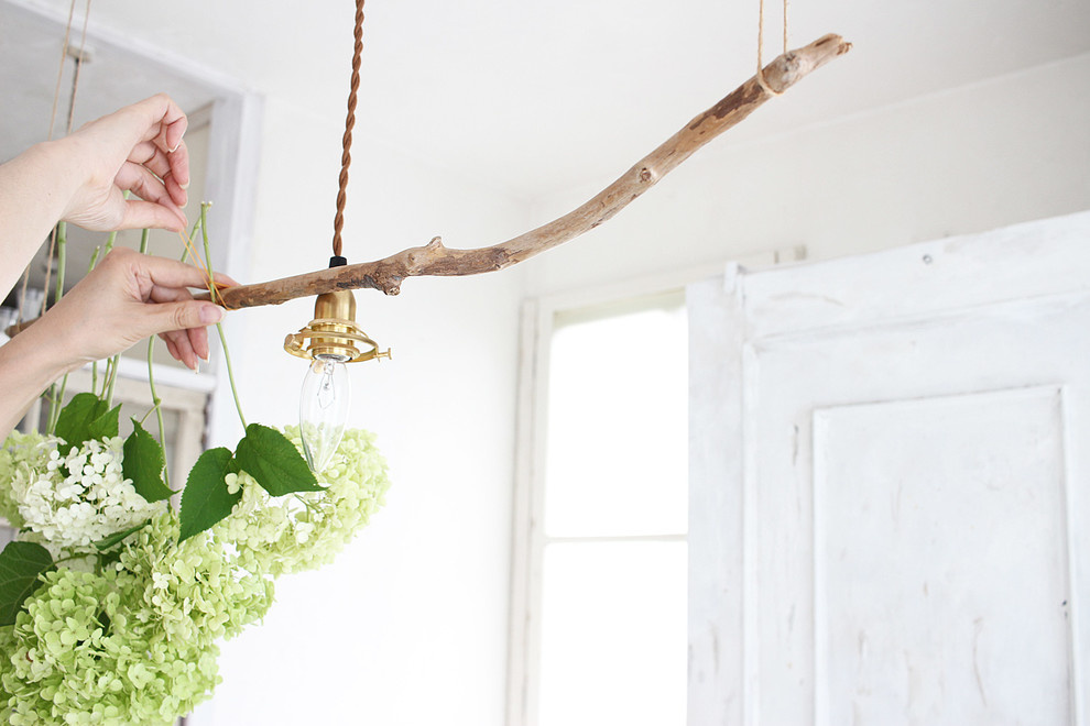 Своими руками: Подвесной букет из пышных гортензий