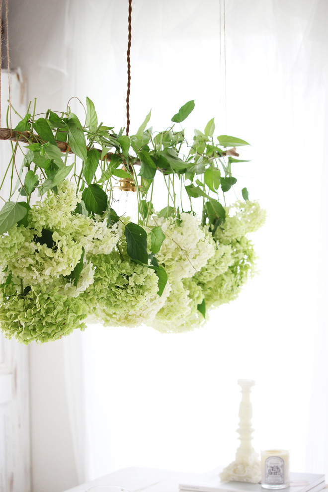 Своими руками: Подвесной букет из пышных гортензий