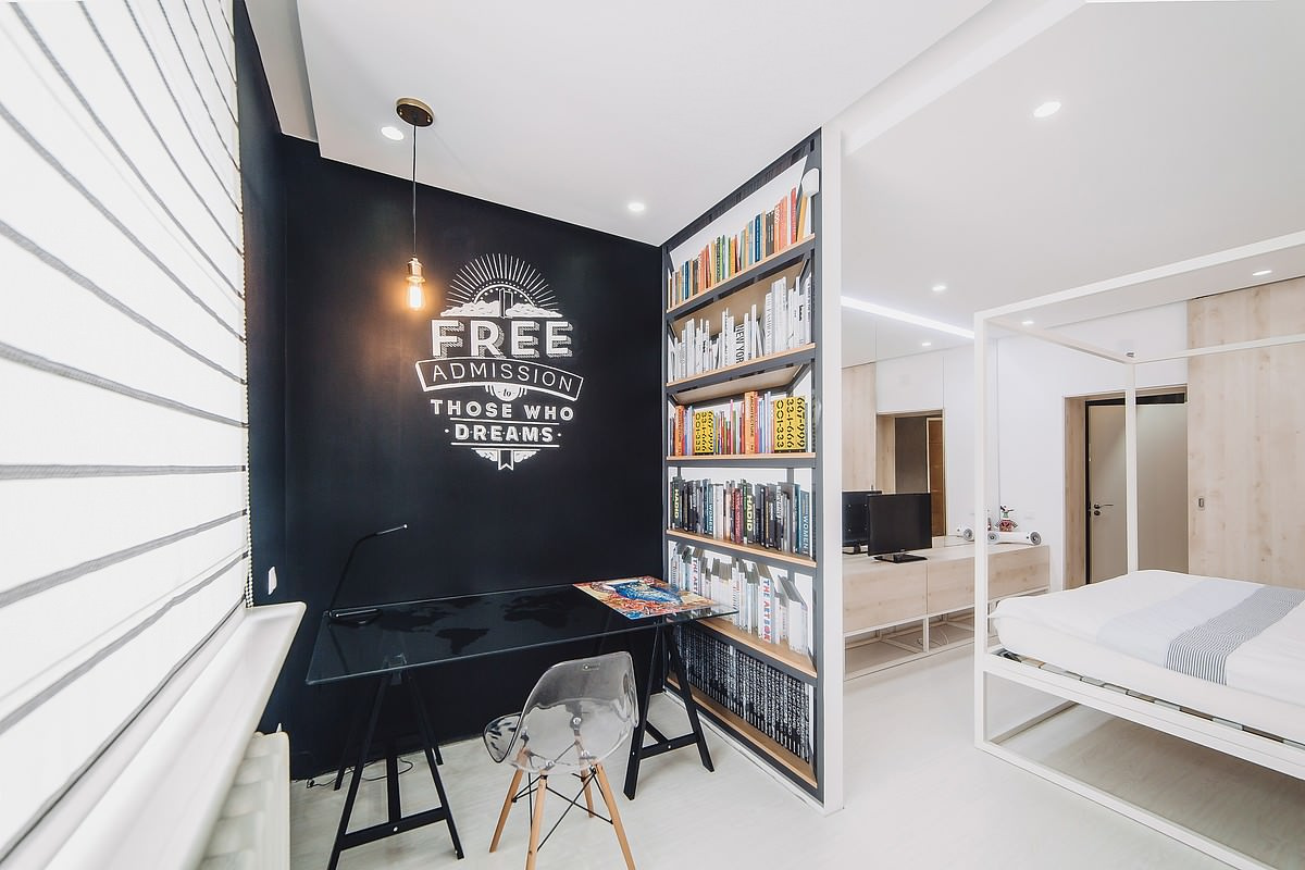 Houzz тур: Яркий лофт для холостяка в Магнитогорске