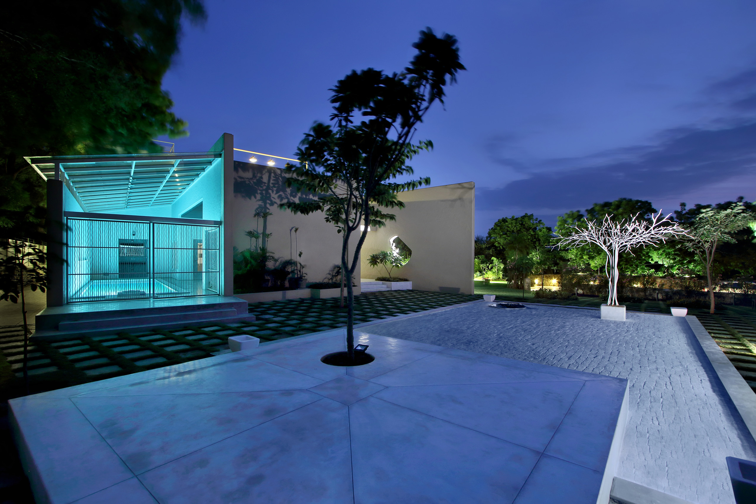 Houzz Индия: Тихая резиденция в современном стиле