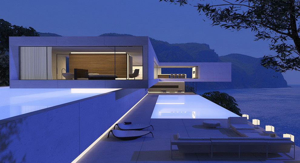 Houzz Кипр: Минималистичная вилла для жизни на Средиземном море