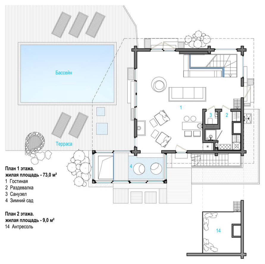 Проект недели: Дачный СПА-центр в виде шале