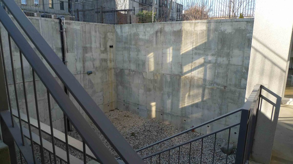 Houzz США: Зеленый дворик у многоэтажки в Бруклине