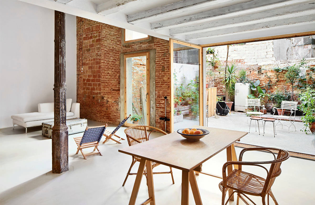 Houzz Испания: Просторный дом на месте гаража и... курятника