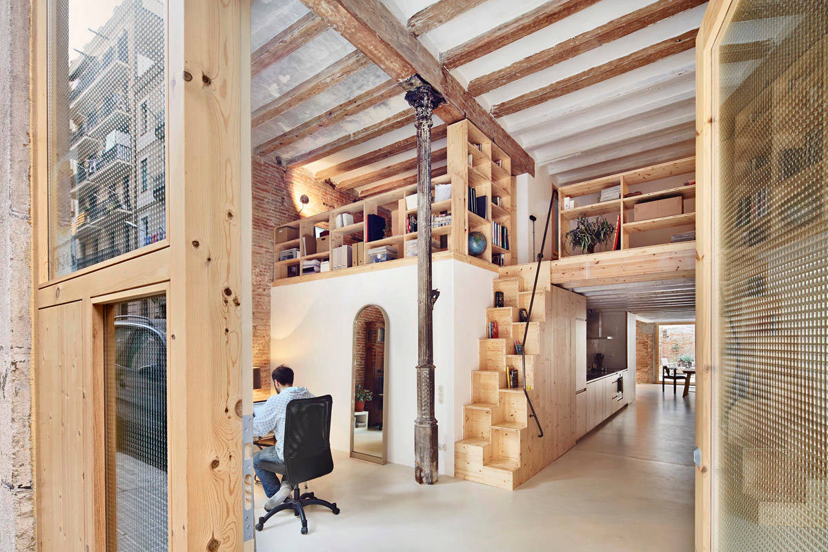 Houzz Испания: Просторный дом на месте гаража и... курятника