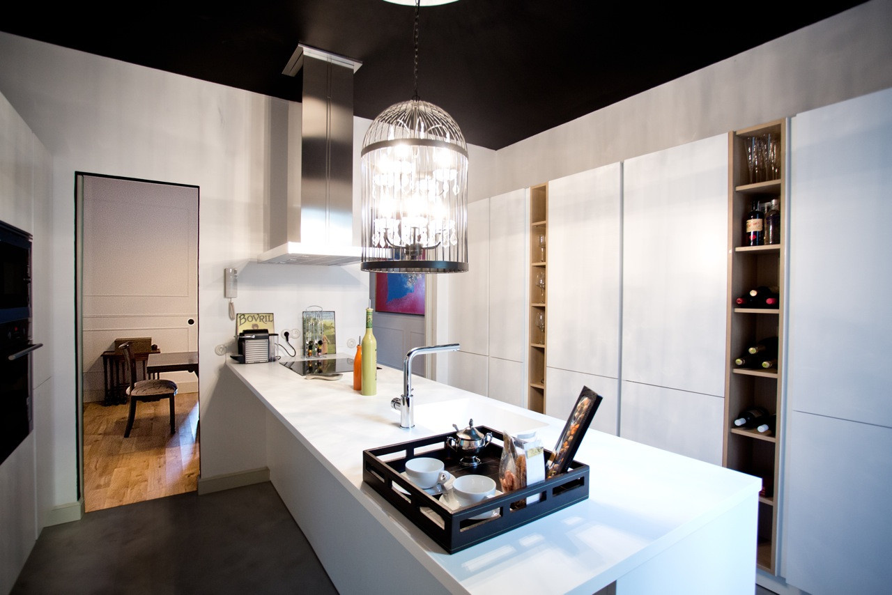 Houzz Испания: Мадридская квартира с Эйфелевой башней