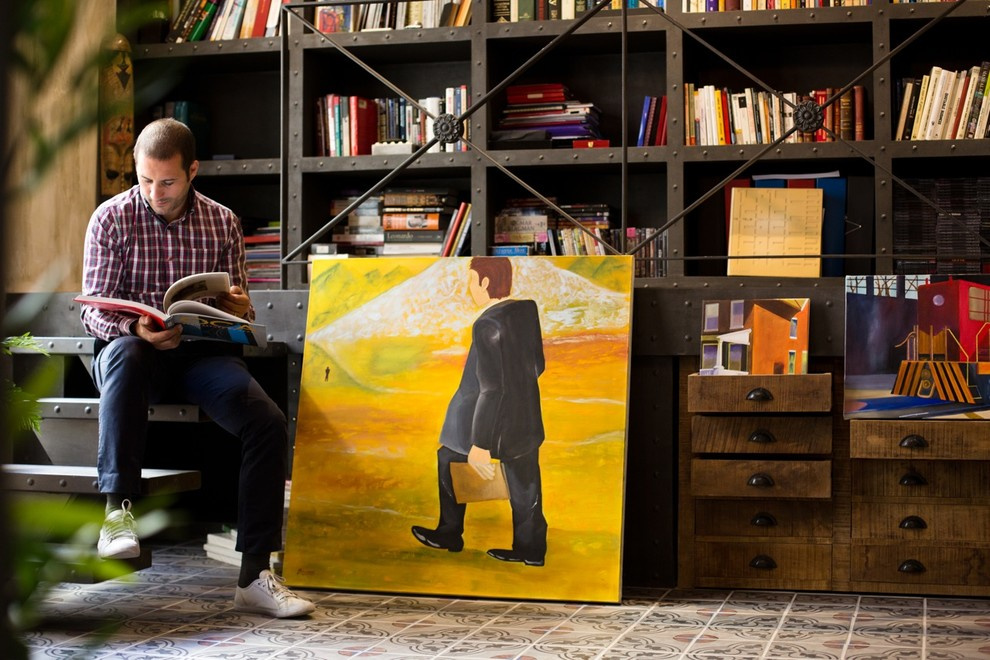 Houzz Испания: Мадридская квартира с Эйфелевой башней