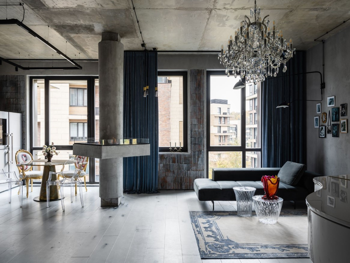 Houzz тур: 114 кв.м с кухней в стиле «брутальная бабушка»