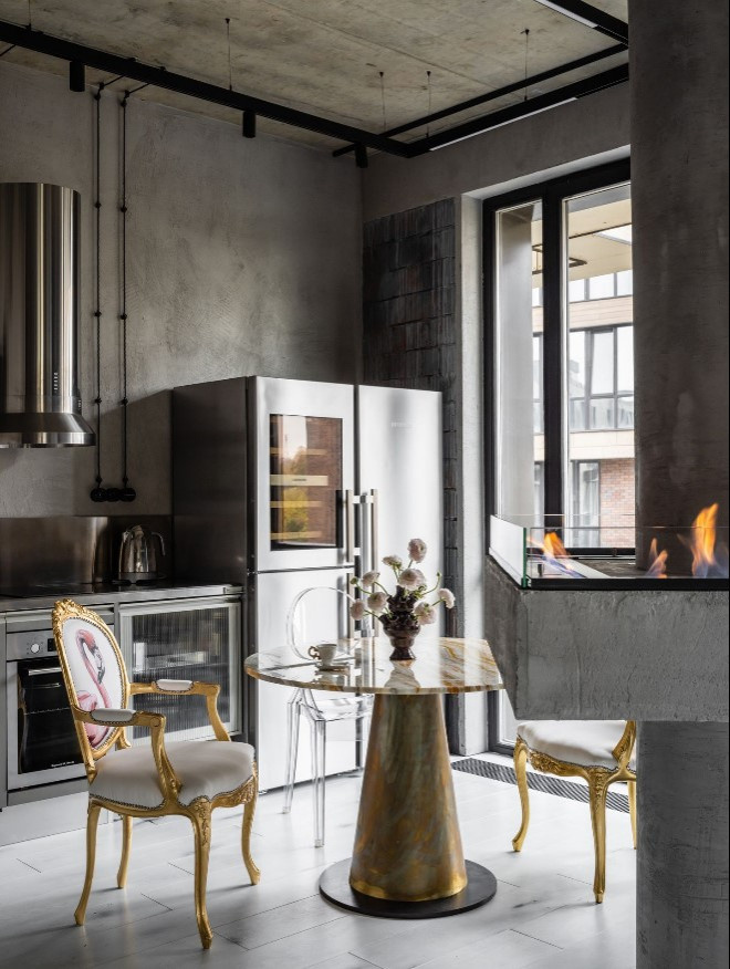 Houzz тур: 114 кв.м с кухней в стиле «брутальная бабушка»