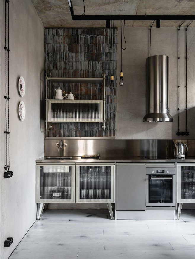 Houzz тур: 114 кв.м с кухней в стиле «брутальная бабушка»