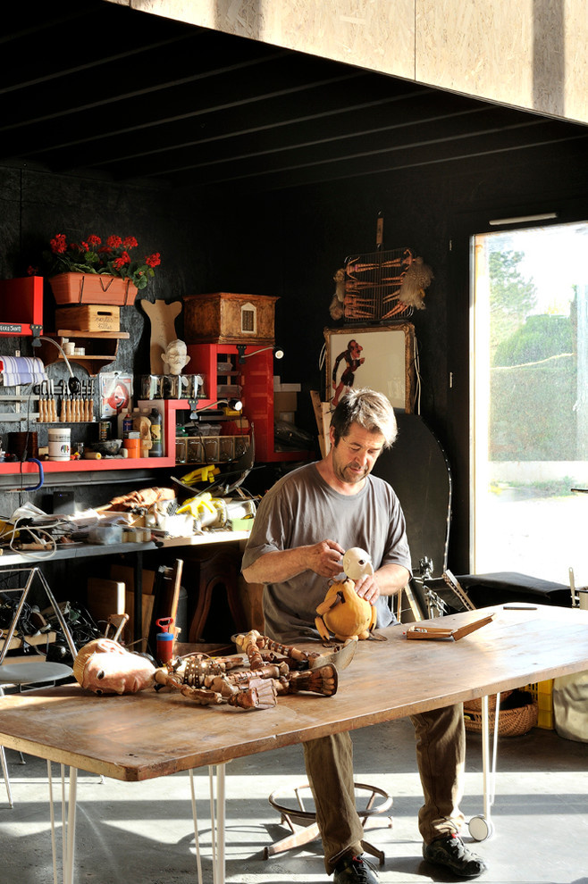 Houzz-Франция: Большой эко-дом за небольшие деньги