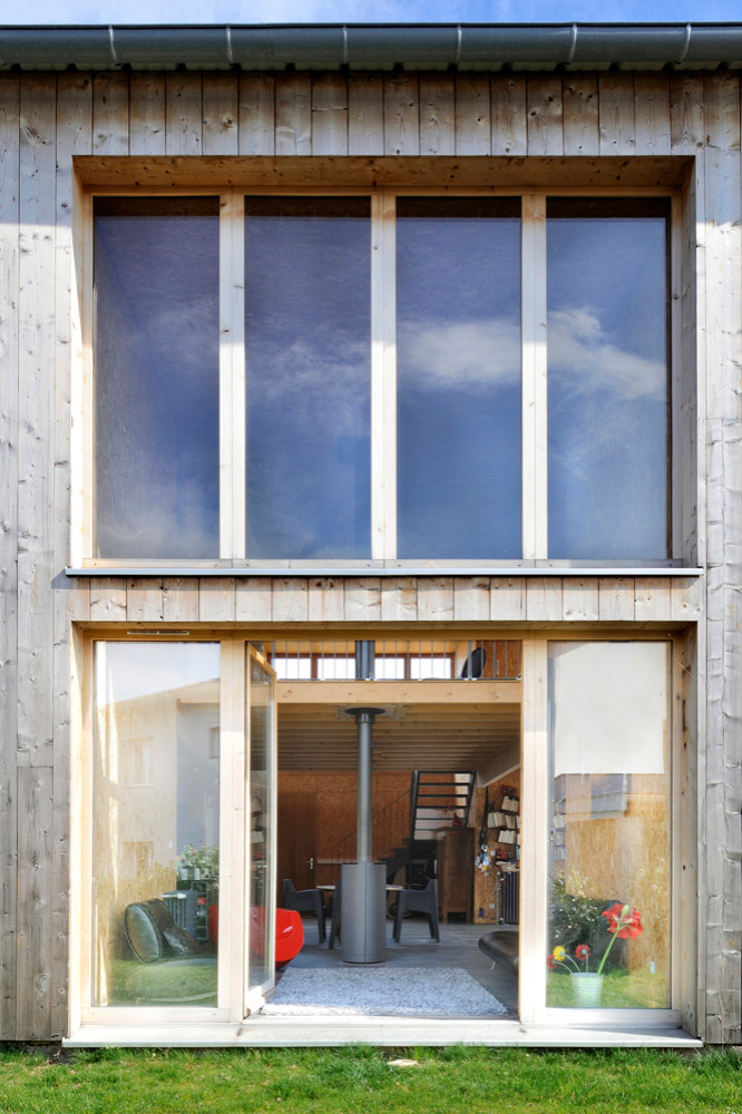 Houzz-Франция: Большой эко-дом за небольшие деньги