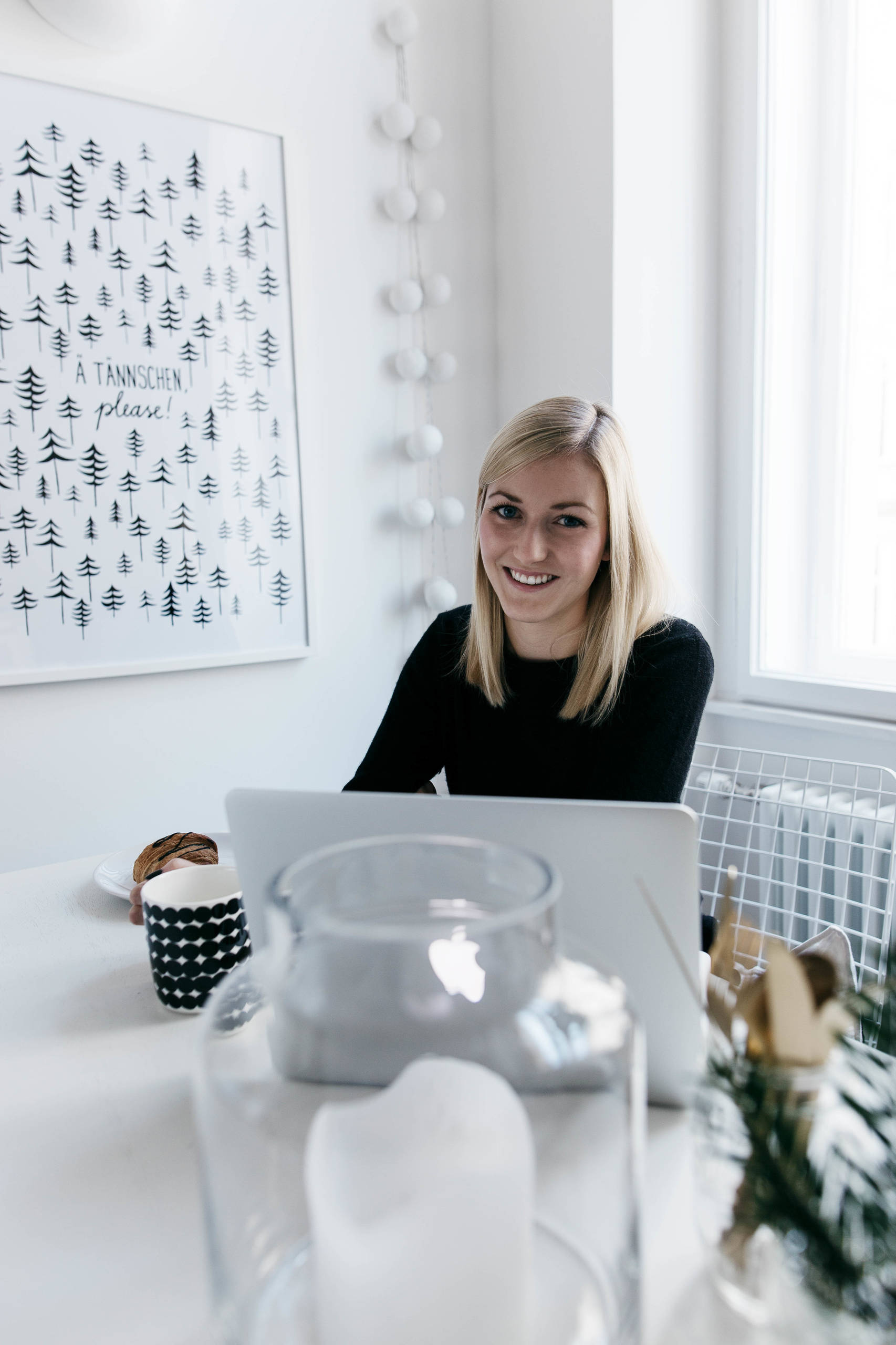 Houzz Австрия: Белое Рождество и белая квартира в Вене