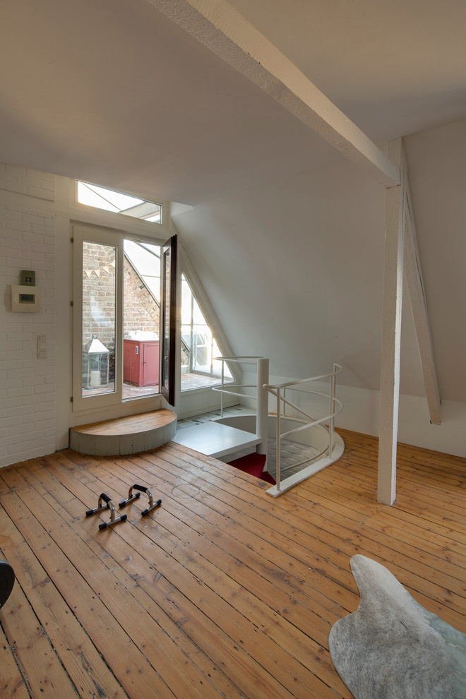 Houzz Германия: Кёльнская квартира-лофт, где царят мода и белый цвет