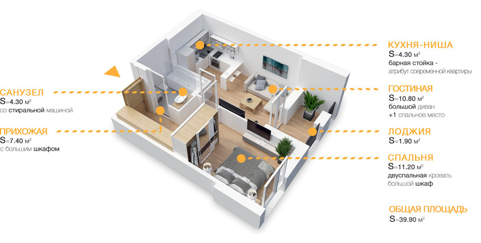 Houzz Украина: Первая собственная квартира дизайнера в Киеве