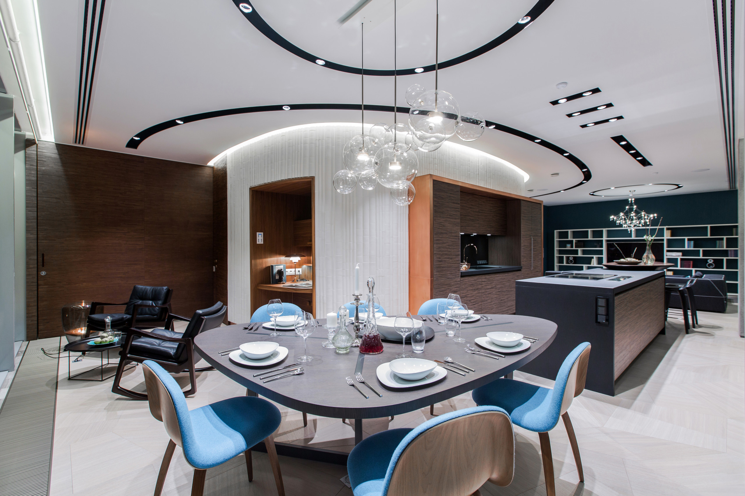 Houzz тур: Квартира с фарфоровым «ядром»