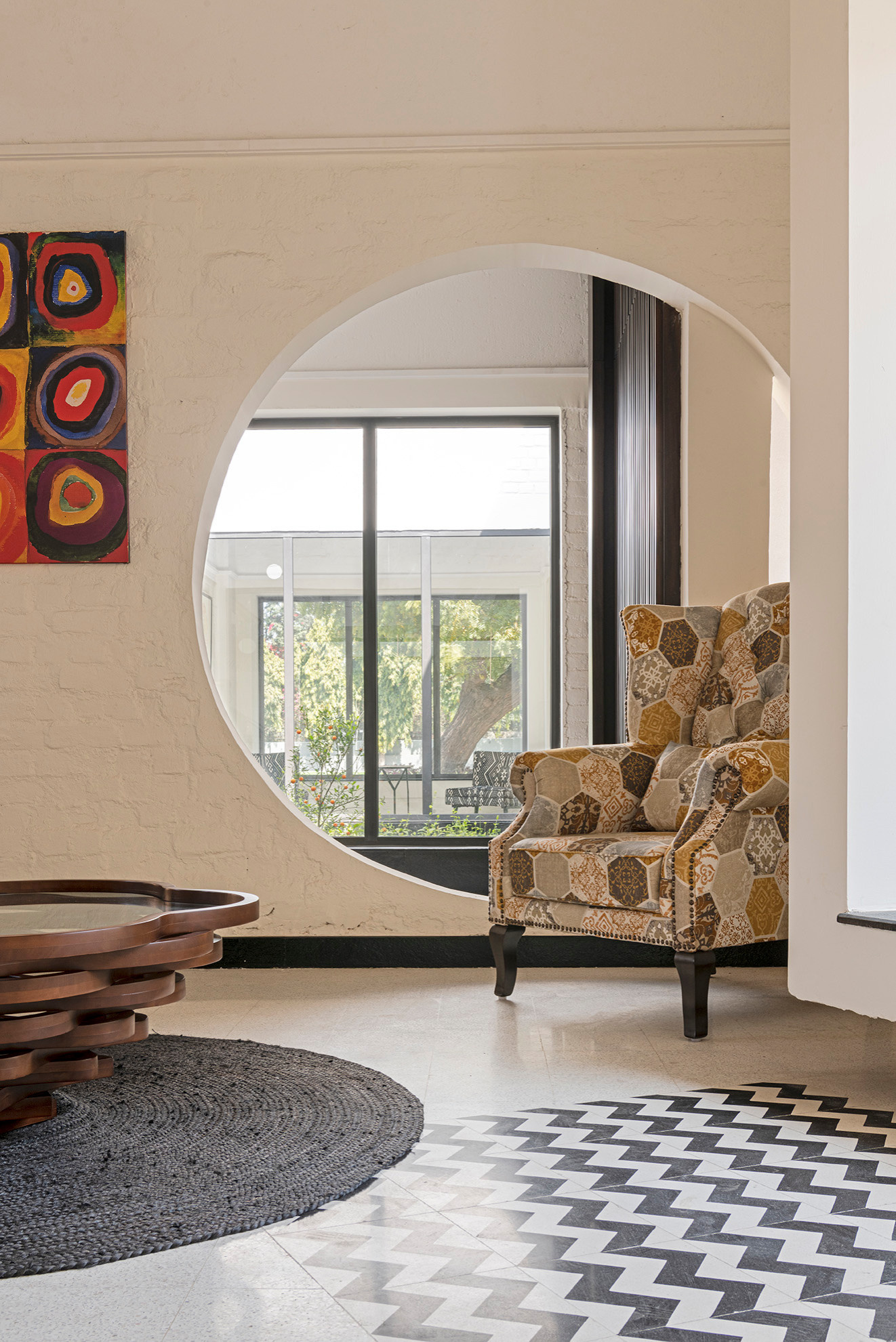 Houzz Индия: Дом с орнаментом из кирпича в Дели