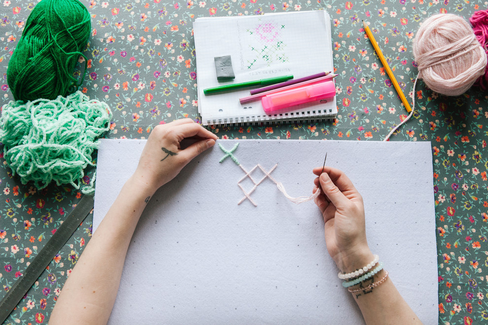 Своими руками: Войлочный коврик для бани и сауны