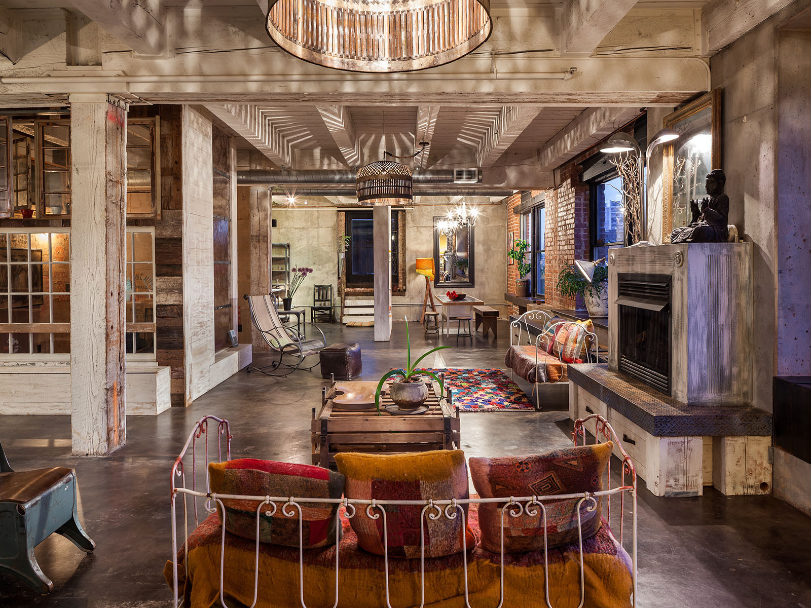 Houzz США: Лофт с винтажными деталями в Портленде