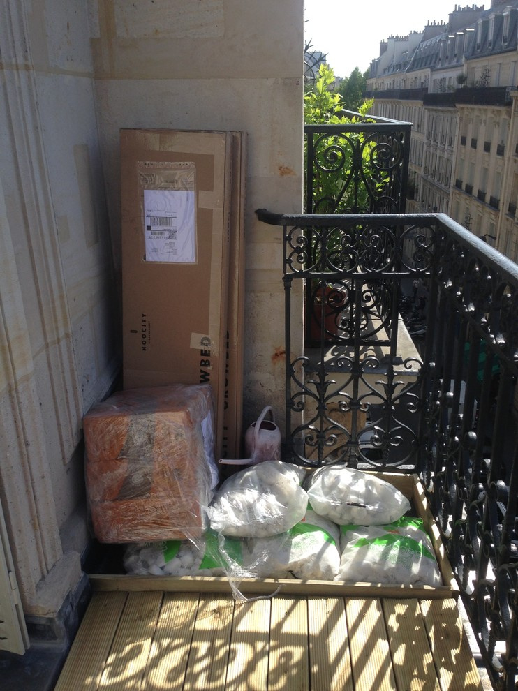 До и после: Балкон в Париже, где выращивают помидоры и мяту