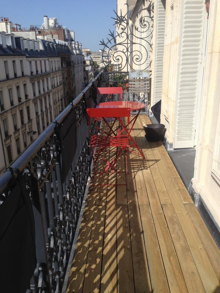 До и после: Балкон в Париже, где выращивают помидоры и мяту